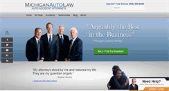 Desktop Screenshot of michiganautolaw.com
